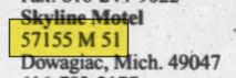 Castle Inn (Skyline Motel) - Apr 1999 Ad